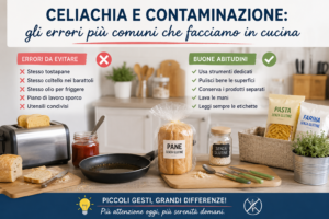 contaminazione da glutine in cucina